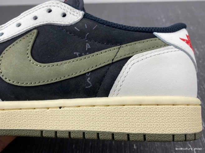 WMNS Scott x Air OG 1 Travis Olive Low DZ4137-106 Jordan 0806